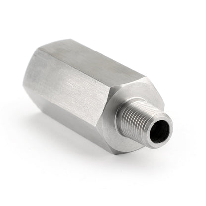 1/8" BSPT Oil Pressure Sensor Tee to NPT Adapter Turbo Supply Feed Line Mete