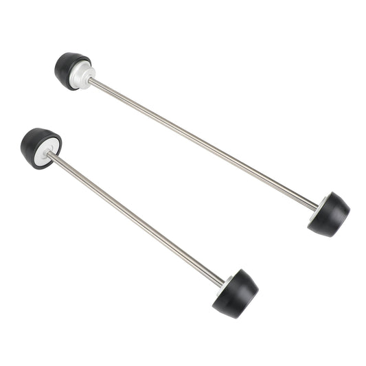 Bobines de protection de roue avant et arrière noires pour Triumph Trident 660 2021