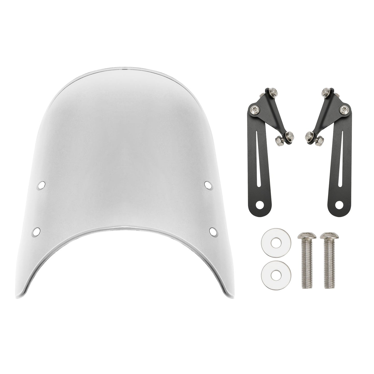 Pare-brise transparent pour Moto Guzzi V7 Classic 16-23 et V9 Bobber 18-23