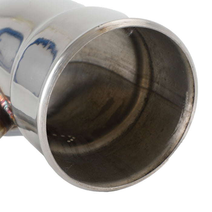 Kit de klaxon d'admission turbo argenté Duramax 3,5" pour Chevrolet Silverado 2500HD/3500HD 6,6 L L5P 2017-2019