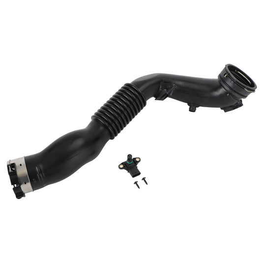 Tuyau de charge de conduit d'admission d'air de refroidisseur intermédiaire BMW 335i Sedan 2012-2013 13717604033 7604033