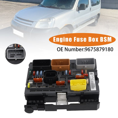 Engine Fuse Box BSM 9675879180 For Peugeot Partner Citroen Berlingo