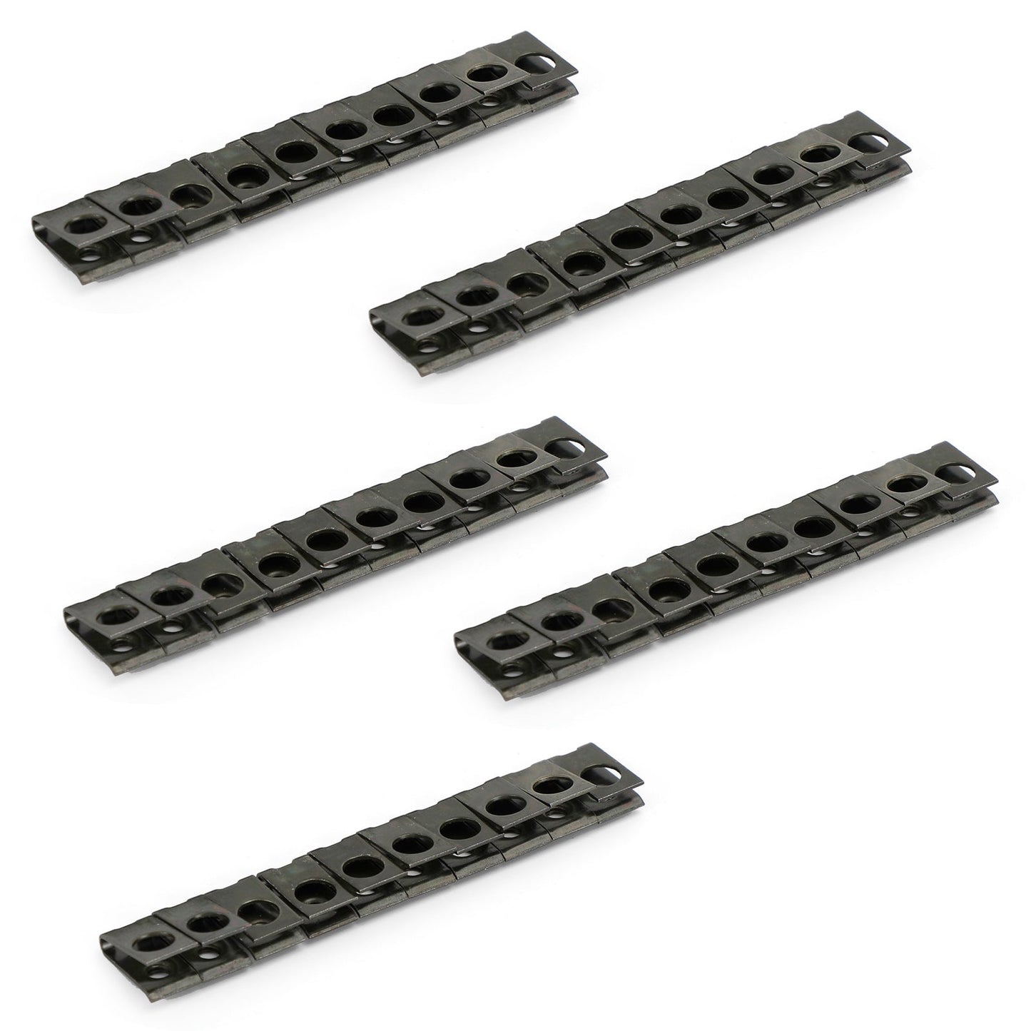 50 tuercas para carenado de motocicleta, clip de tornillo galvanizado Speedclips de 5 mm para Honda
