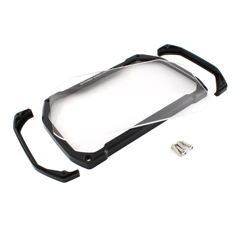 Cubierta protectora de aluminio para velocímetro, color negro, compatible con BMW R1200 Gs 18-20 R1250 Gs 19-20, color rojo