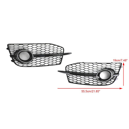 Audi 2012-2014 Q3 S-Line 8U0807682DSP9 2PCS Bumper Fog Light Grill Grille