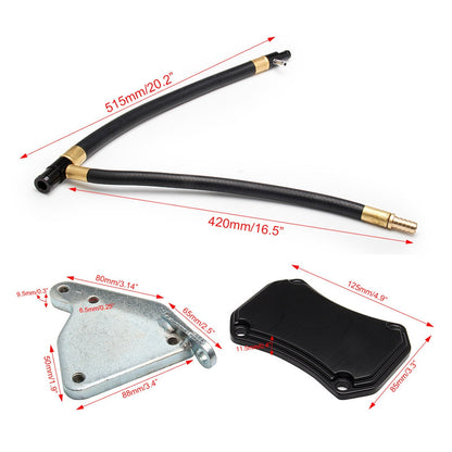 2011-2015 GMC SIERRA 6.6L Duramax Diesel EGR Valve Cooler Delete Kit