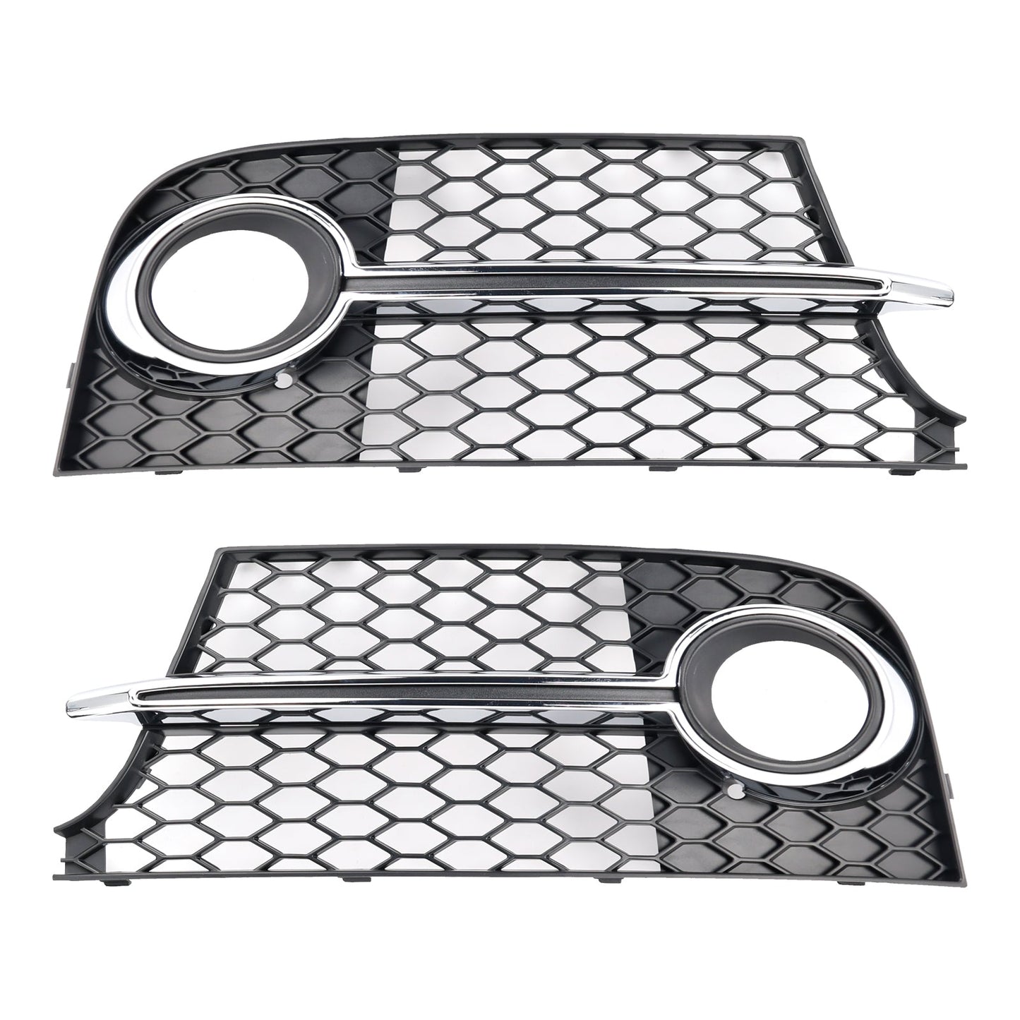 2011-14 Chrome Front Bumper Fog Light Grille Fit Audi TT MK2 S-Line TTS