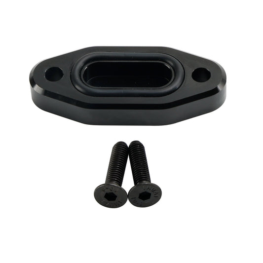 Placa de bloqueo del enfriador de aceite negro R5134 para GM LS Series LS1, LSX, LS3, LS6, 4.8L, 5.3, 5.7, 1997-2003