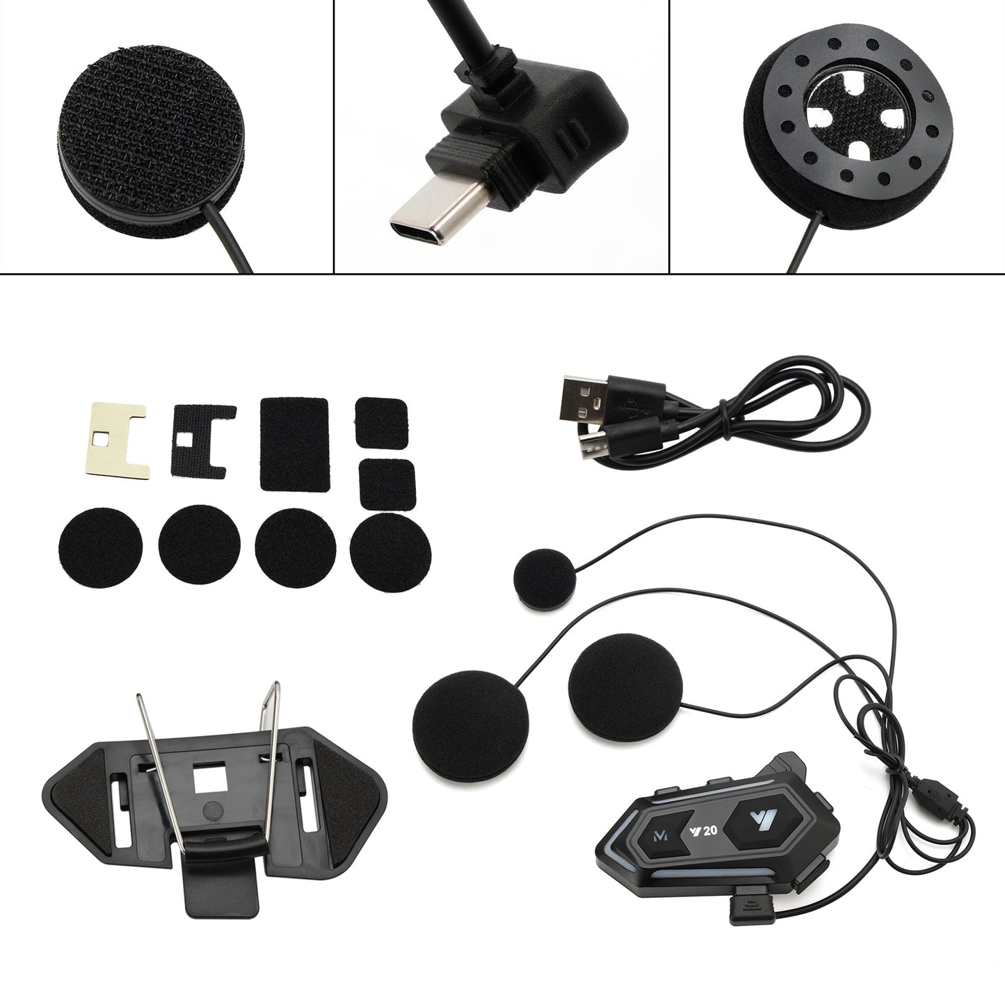 Casque Bluetooth sans fil universel Y20 pour moto