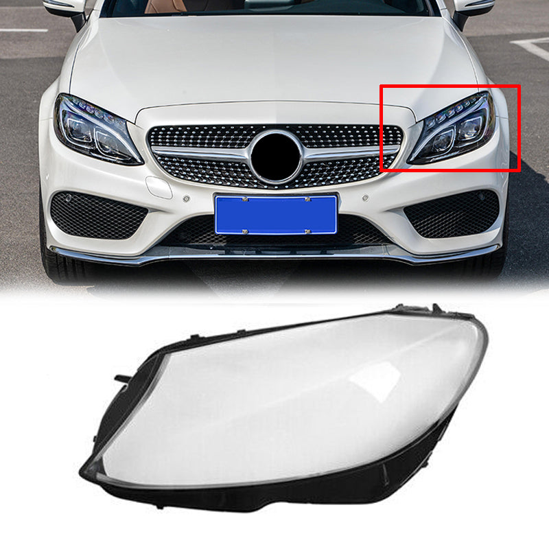 Couvercle de phare gauche pour Benz W205 C180 C200 C300 15-18