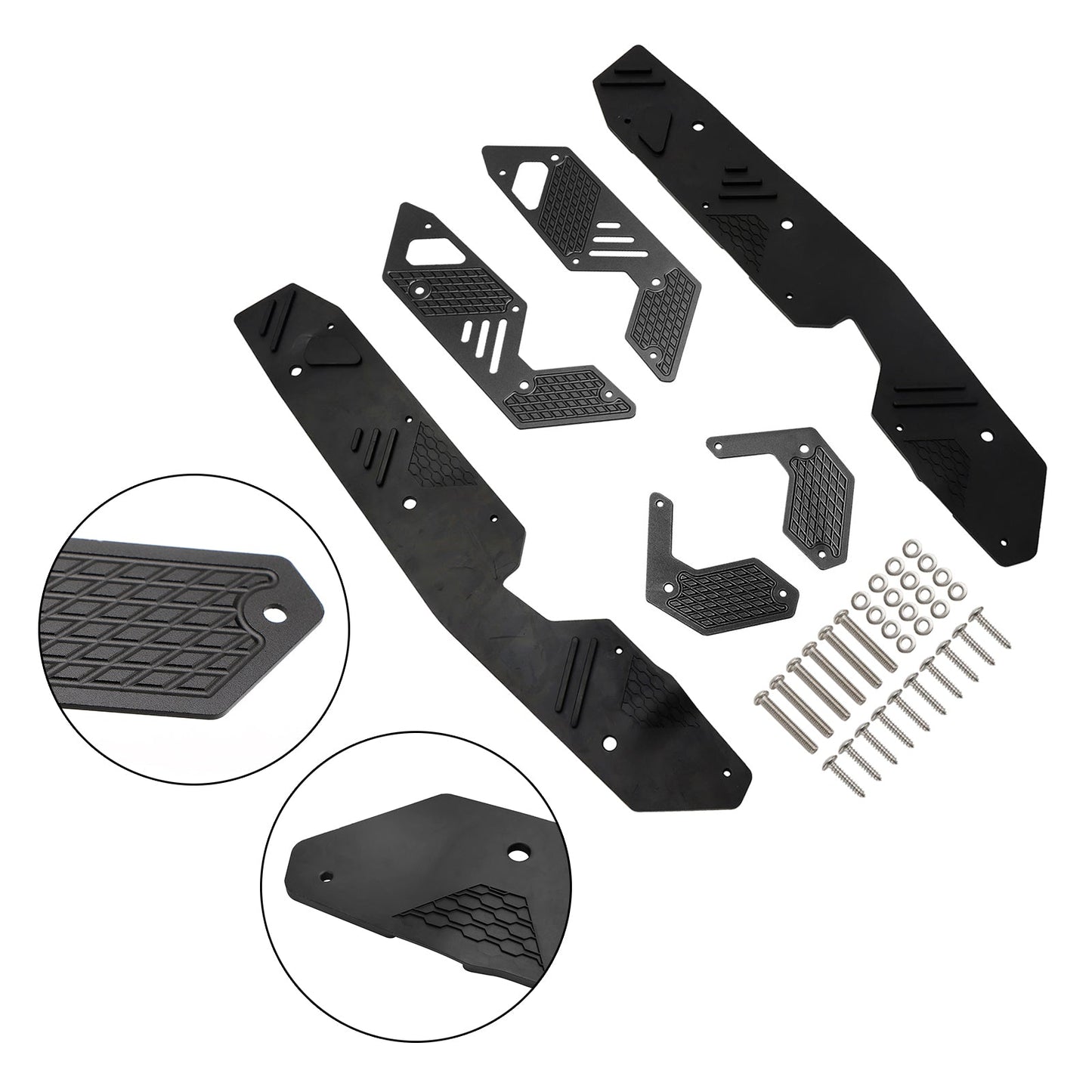 Reposapiés, estriberas, pedal, placa de protección, compatible con HONDA ADV160 2022-2023