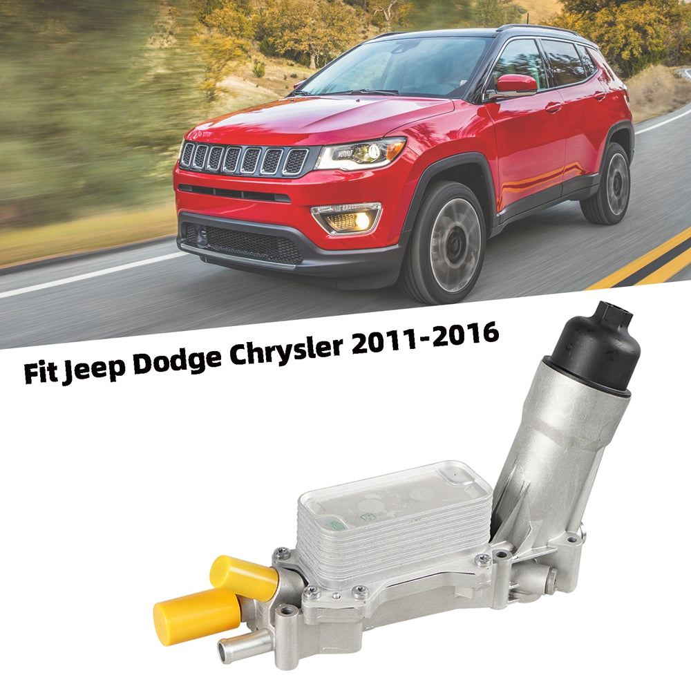 Filtre à huile avec boîtier en aluminium pour Chrysler Town &amp; Country/200, 926-876, 5184304AE, 68105583AF, 1201-16