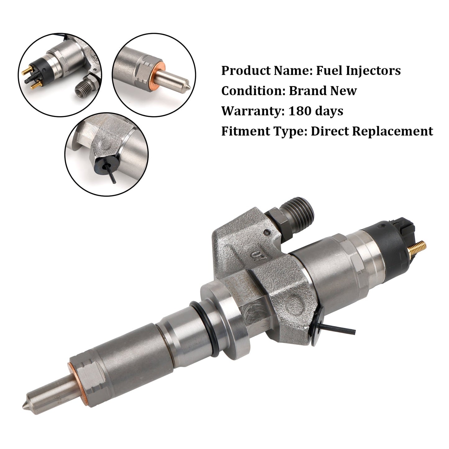 2001-2004.5 Chevy Silverado 2500HD/3500HD 6.6L LB7 Duramax Diesel 1PCS Injecteur de carburant 0445120008 0986435502 97208074