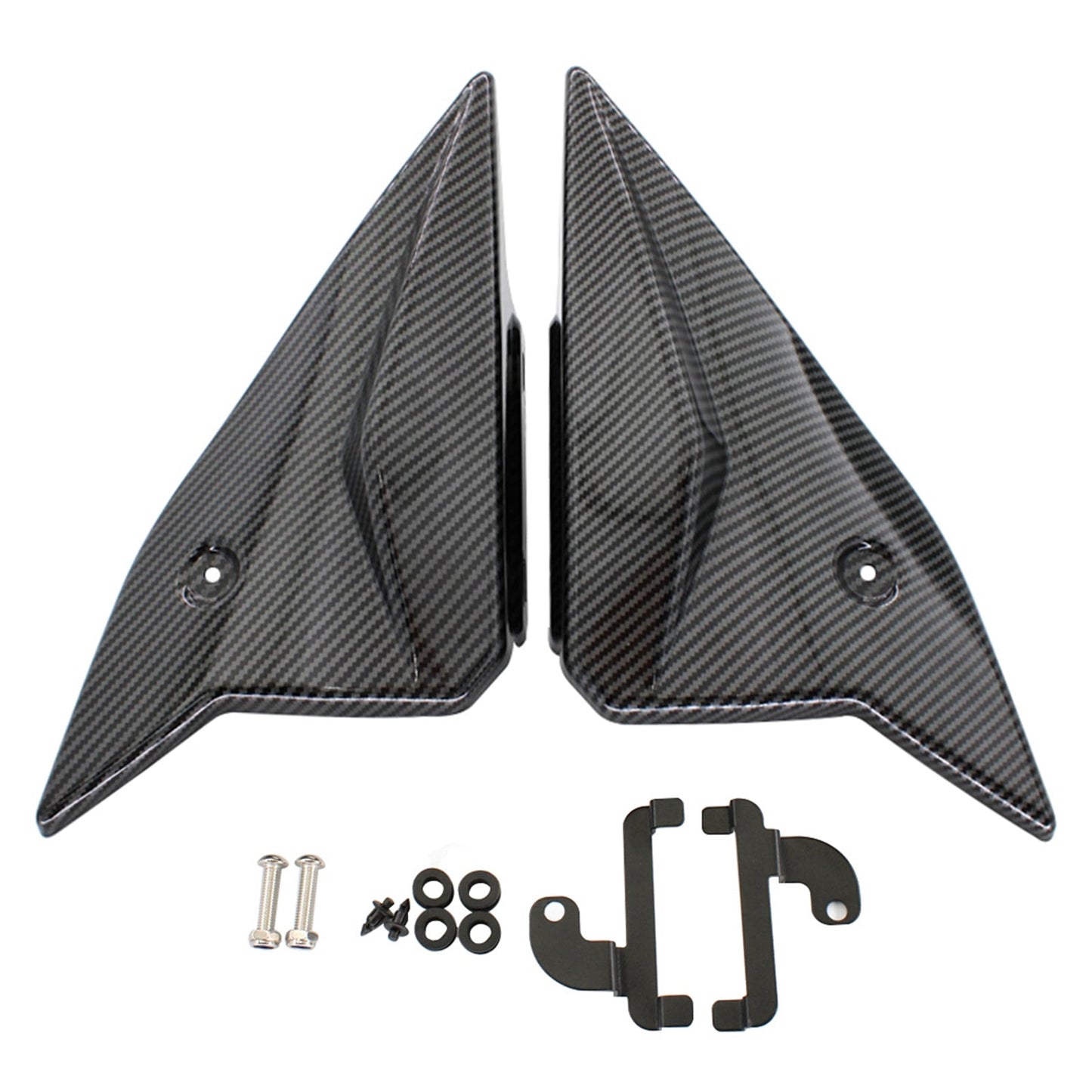 Cubierta de carenado de paneles laterales de plástico ABS para Yamaha MT-09 FZ09 2014-2022 en carbono