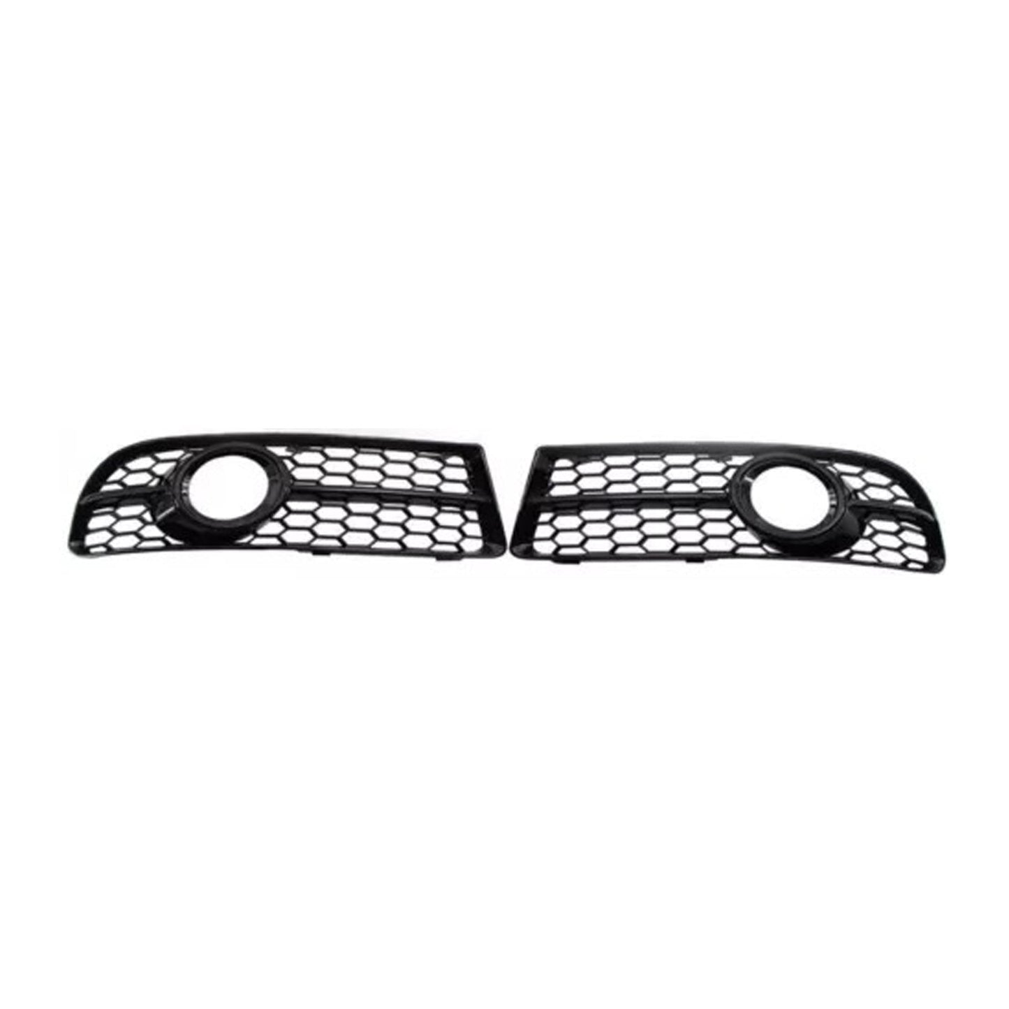 2005-2008 Audi A4 B7 S-Line S4 Black Front Bumper Honeycomb Fog Grille Cover