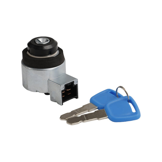 Interrupteur d'allumage avec 2 clés pour moteurs New Holland T1010, T1030, T1510 et T2410 (SBA385202601)