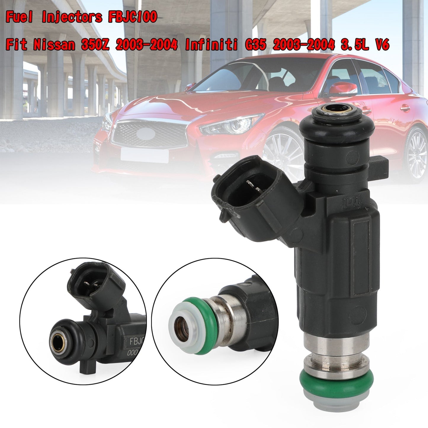 Injecteurs de carburant Nissan 350Z 3,5 L V6 2003-2004 1 pièce/6 pièces FBJC100 FBJC-100 842-12240 84212240