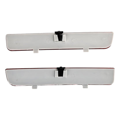 2x Red Rear Bumper Reflector Stop Brake Light LR006348 LR006349 For Range Rover L322 Freelander 2