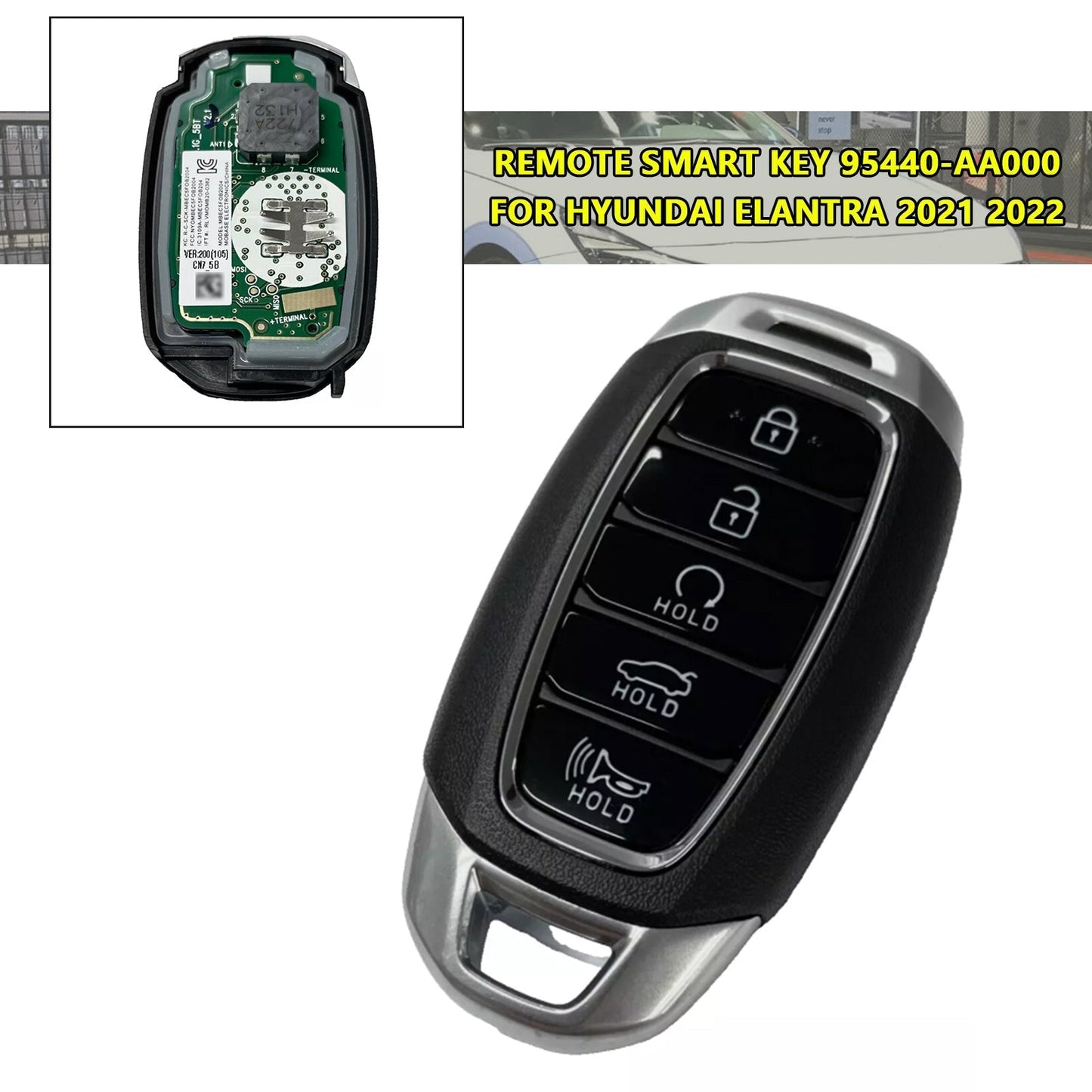 2021-2022 For Hyundai Elantra Remote Smart Control Key 95440-AA000