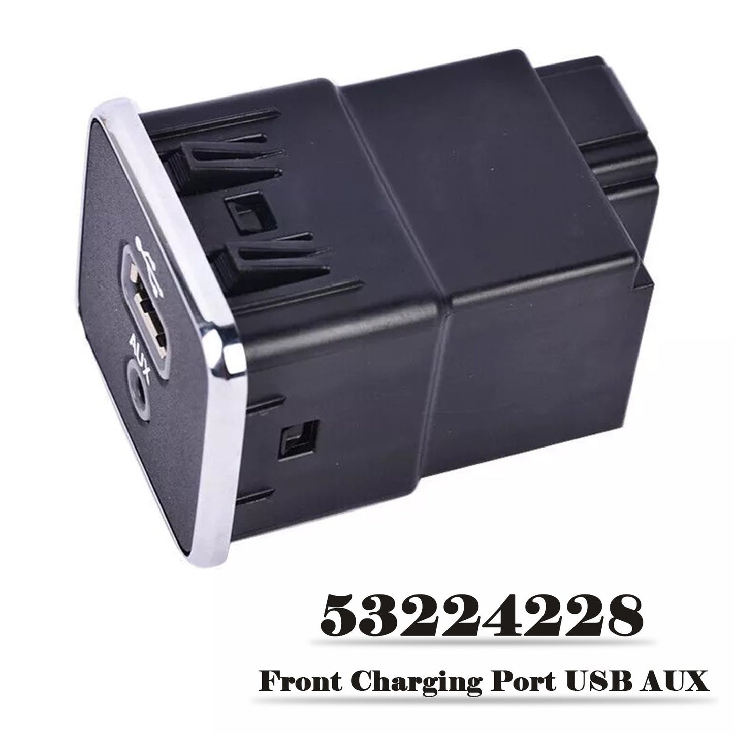 Puerto de carga frontal USB AUX para Jeep Compass Cherokee 2017-2021 53224228 5XG28DX9AC