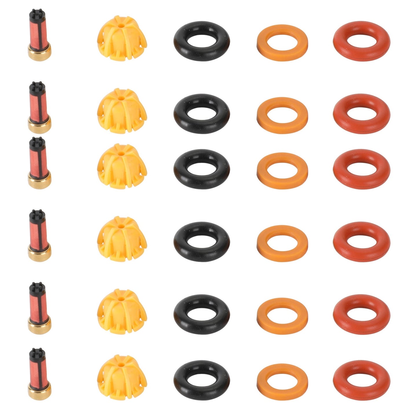 Kit de joints de réparation d'injecteurs de carburant BMW 525I 1991-1995 0280150415 13641730060 13641730080 62429 FJ292