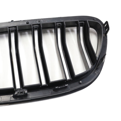 01.2009-10.2016 BMW 5-Series F10 Kidney Bumper Grill Grille Gloss Black 51137203649 51137203650