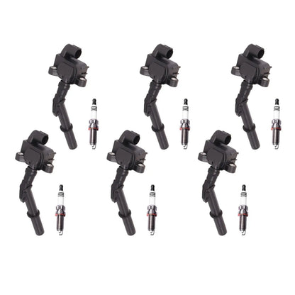 2012 Mercedes-Benz S63 AMG V8 6.2L 6x Ignition Coil +Spark Plug UF741 A2769063700
