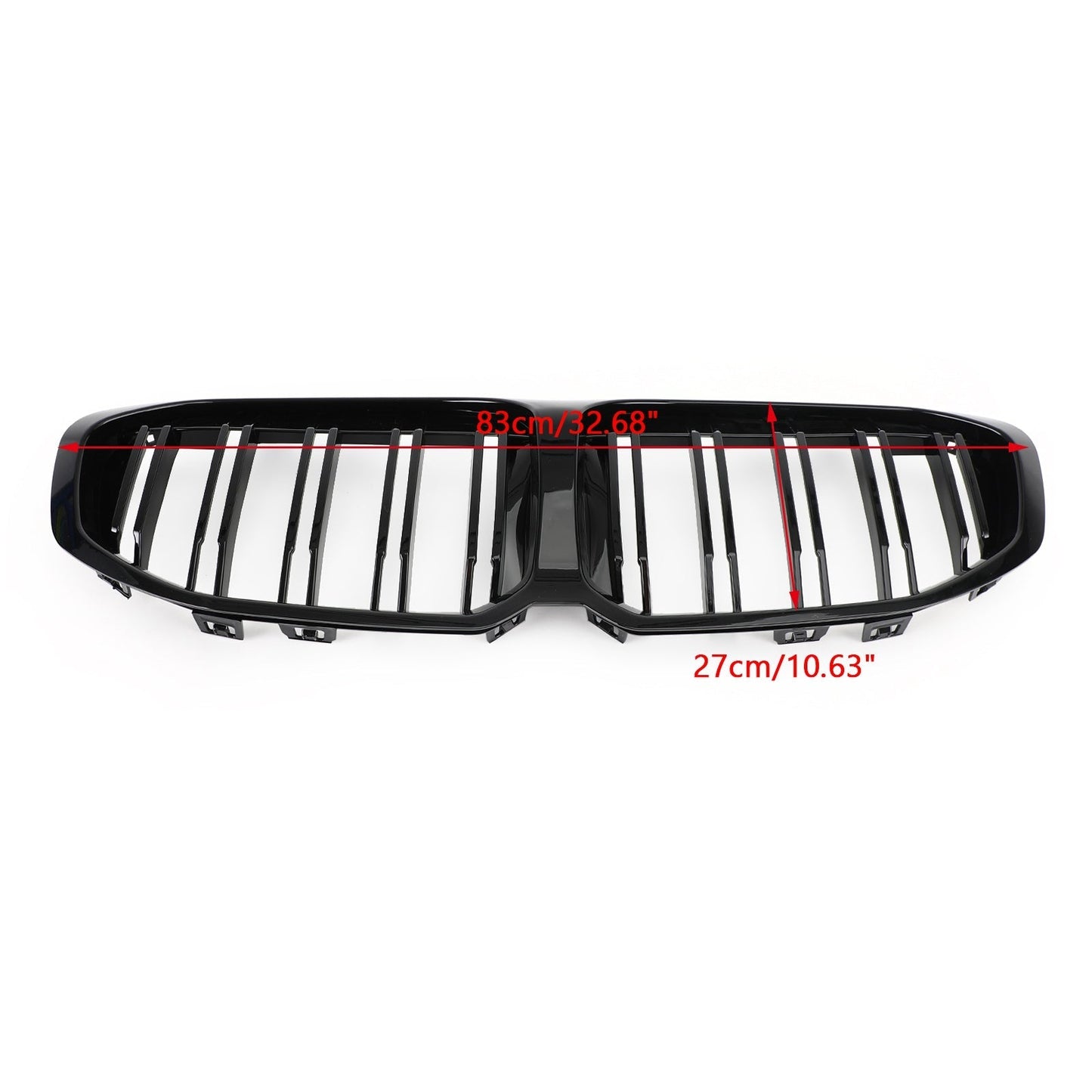 2019-2023 BMW F40 118i 120i M135i 1-Series Front Replacement Hood Grill Gloss Black Grille