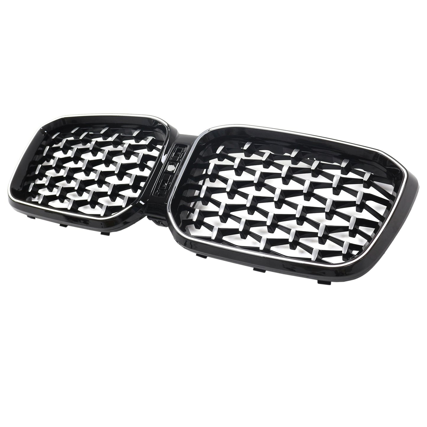 2022-2025 BMW X3 G01 X4 G02 Diamond Front Bumper Kidney Grille Chorme