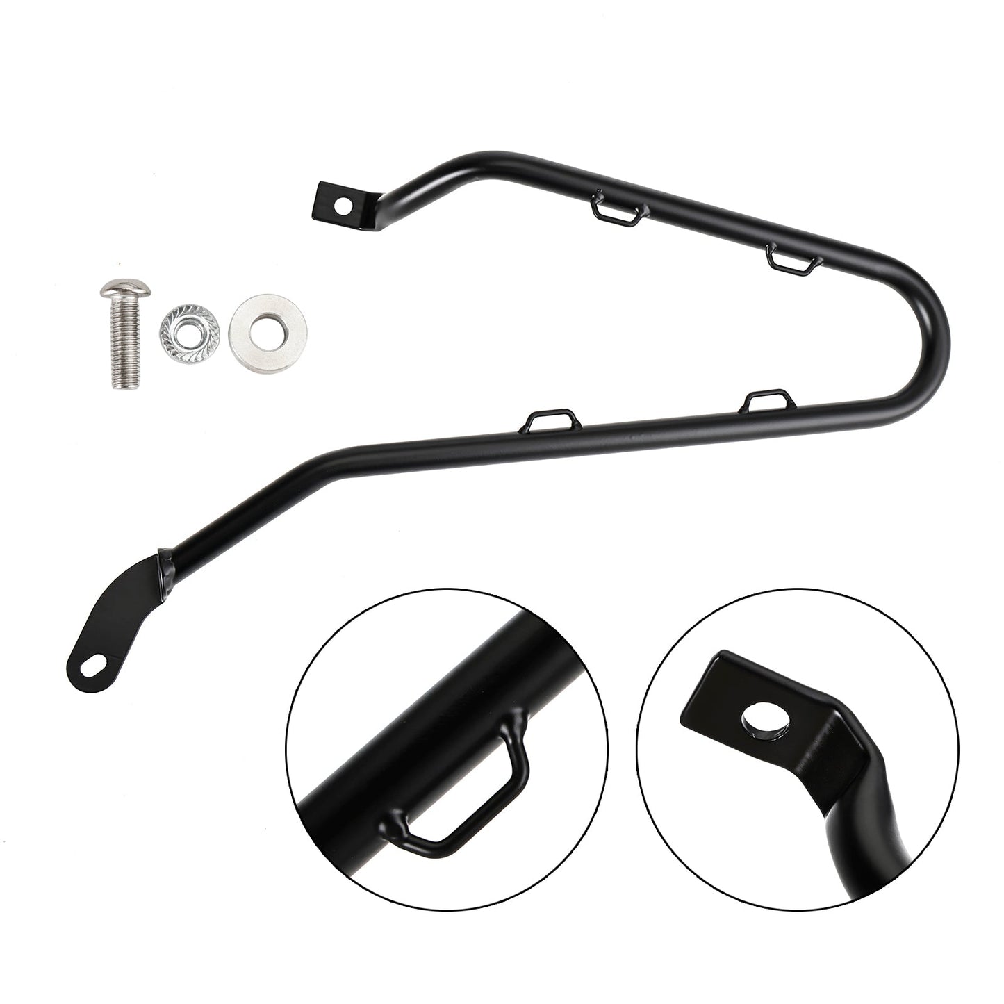 Luggage Rack Side Saddle Bag Mount Bracket Left For Triumph Bobber 2017-2023 22