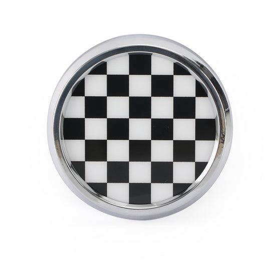 Emblème de calandre avant BMW MINI Cooper Damier noir et blanc