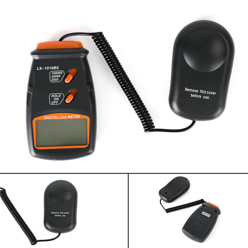 Precisión 0-100 000 Lux Fotómetro de cultivo hidropónico digital Luxómetro