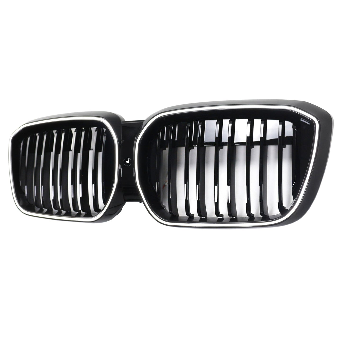 2022-2024 Double Slat Black Front Kidney Grill Grille Fit BMW IX3 G08 LCI