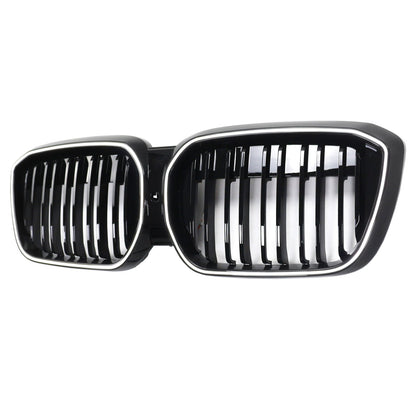2022-2024 Double Slat Black Front Kidney Grill Grille Fit BMW IX3 G08 LCI