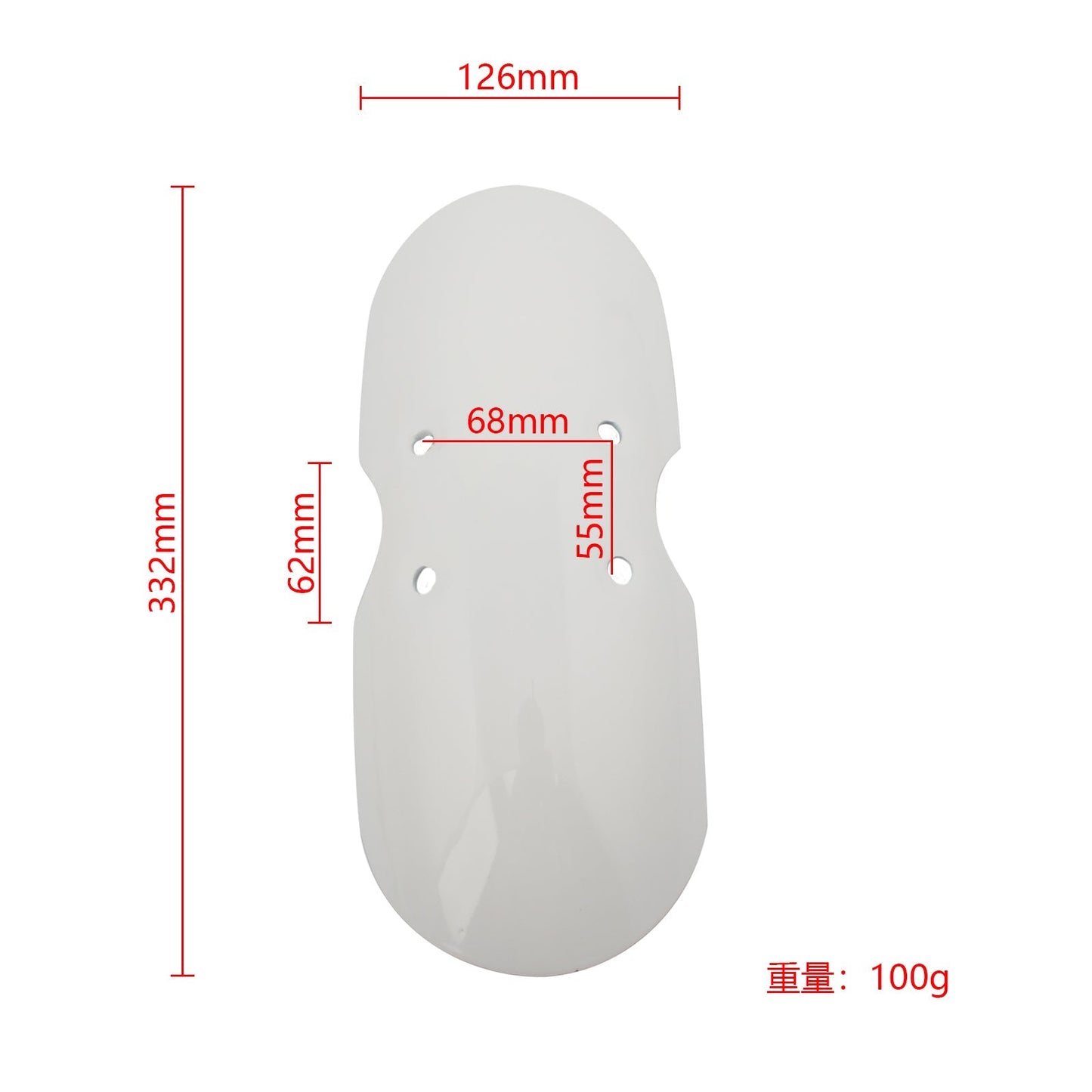 Guardabarros delantero para Bonneville T100 Scrambler Thruxton 2001-2016