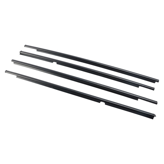 2005-2011 Toyota Yaris (NCP90, NCP91, KSP90, ZSP90) 4 pièces moulures de joint d'étanchéité pour vitres de portières extérieures 68160-52110 68210-52110