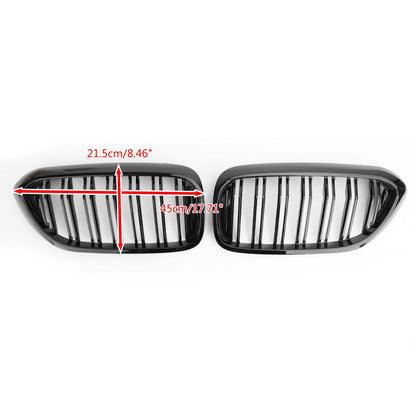 2017-2019 BMW 5 Series G30 G31 530i/530i xDrive/540i/540i xDrive Front Grille Glossy Black Grill