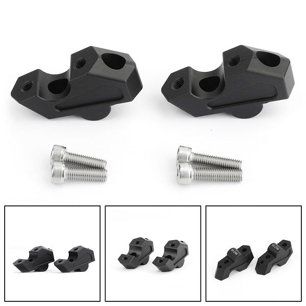 Elevadores de manillar de 20 mm con retroceso de 7/8" y elevación de 23 mm para BMW F750GS 2018-2019