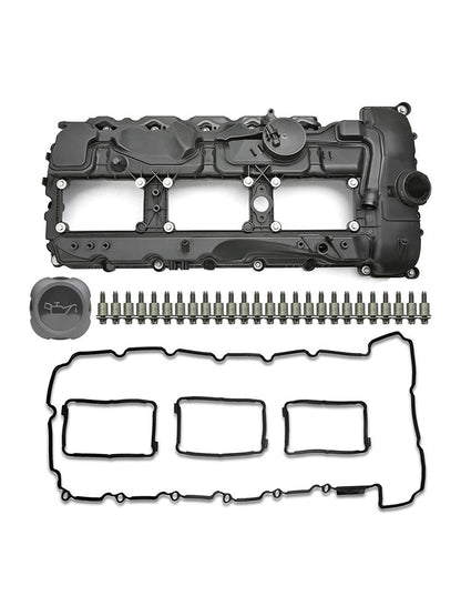 2013-2016 BMW F22/F23 M235i N55B30O0 3.0T N55B33 Engine Valve Cover w / Gasket+Cap 11127570292 E349-AS