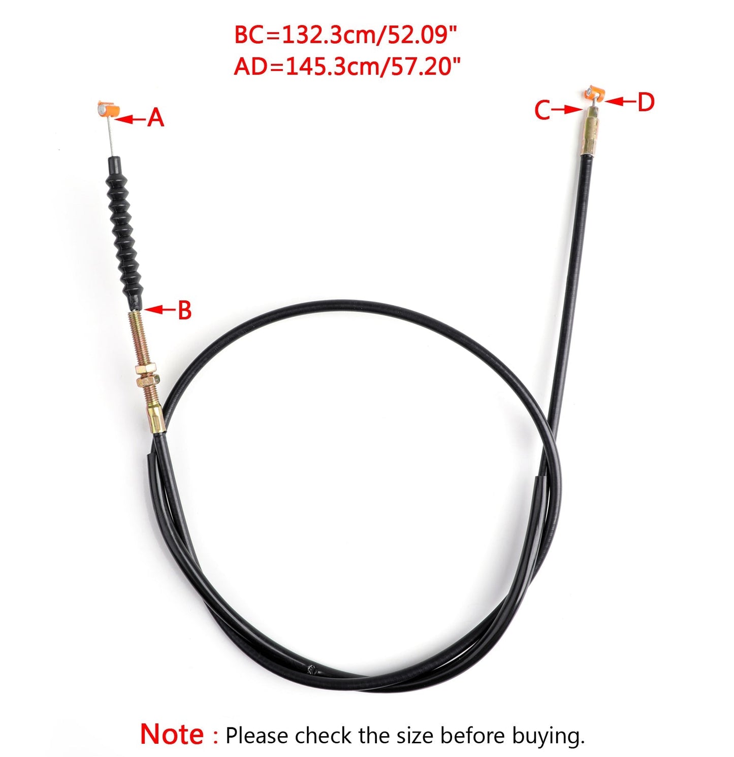 Cable de embrague de acero de repuesto para motocicleta BMW HP4 K42 S1000RR K46