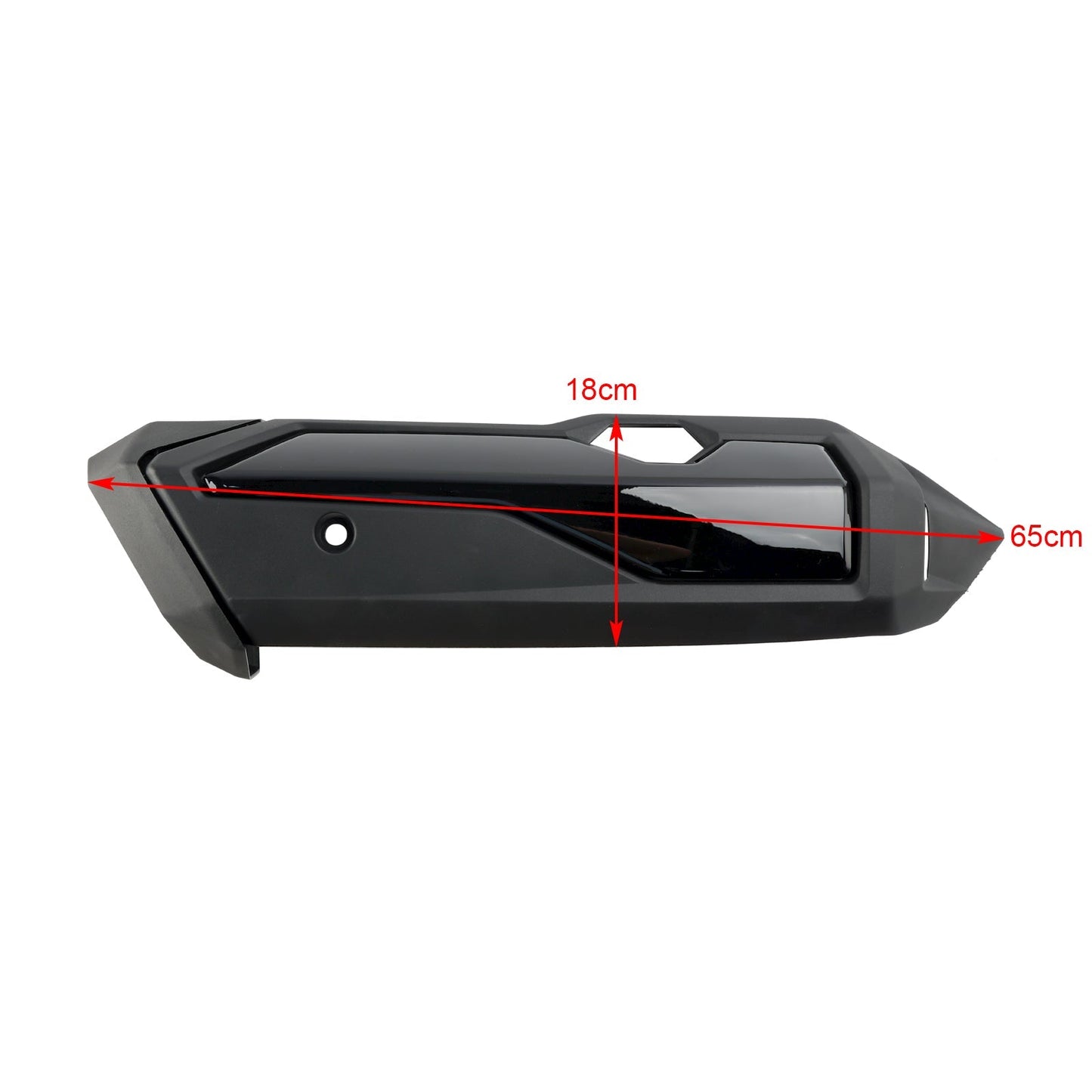 Cubierta protectora térmica para tubo de escape Honda Forza 350 NSS350 (2021-2024), color negro