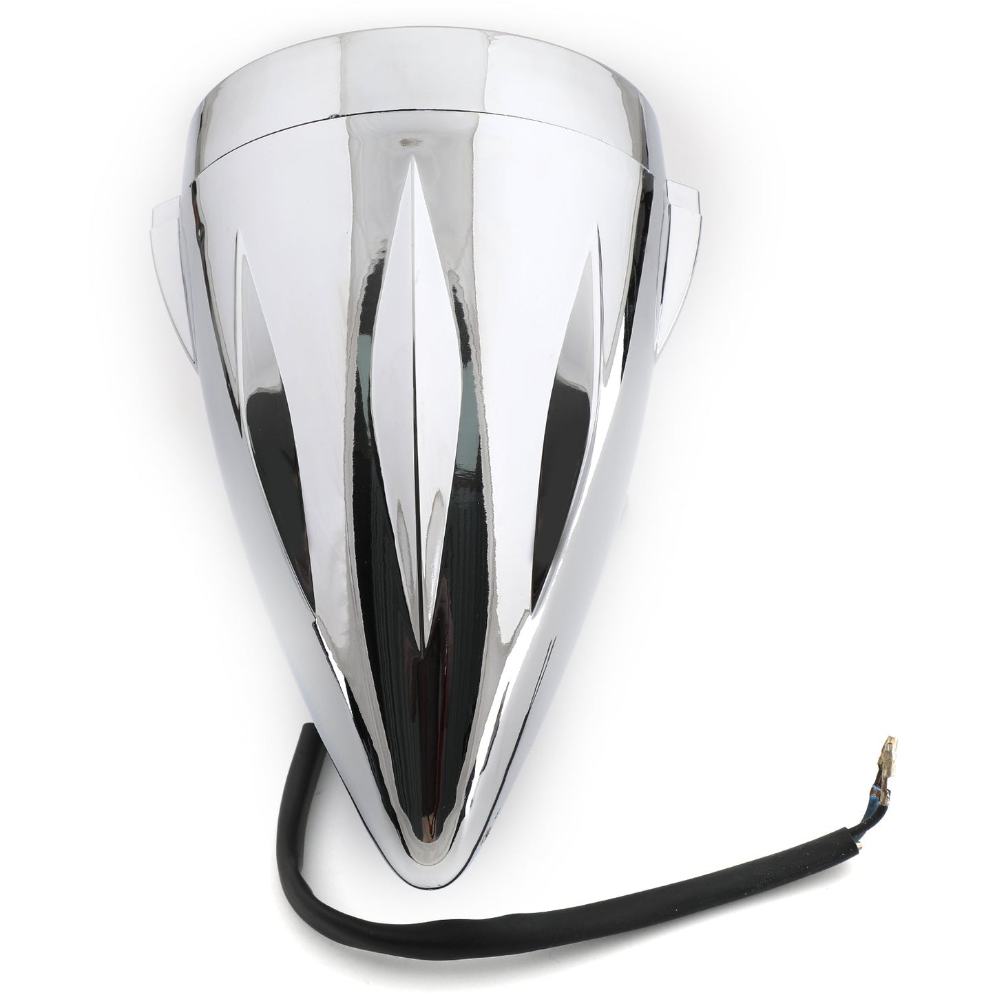 Phare avant chromé Bullet 4 3/4" pour moto Chopper Bobber Custom