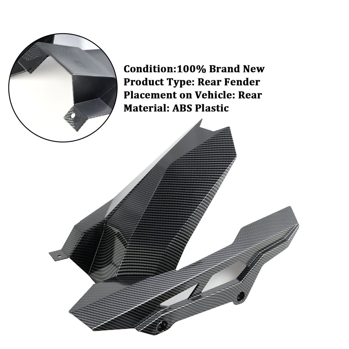 Guardabarros trasero y carenado para Kawasaki ZX-4R ZX-4RR 23-24