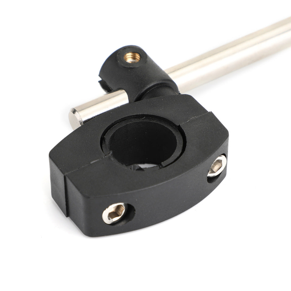Support de pare-brise universel 7/8" 22 mm, pince de montage standard pour guidon de pare-brise