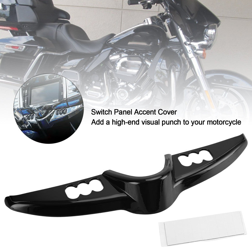 Garniture décorative pour panneau de commutation pour Touring Electra Glides Tri Glide 2014-2020