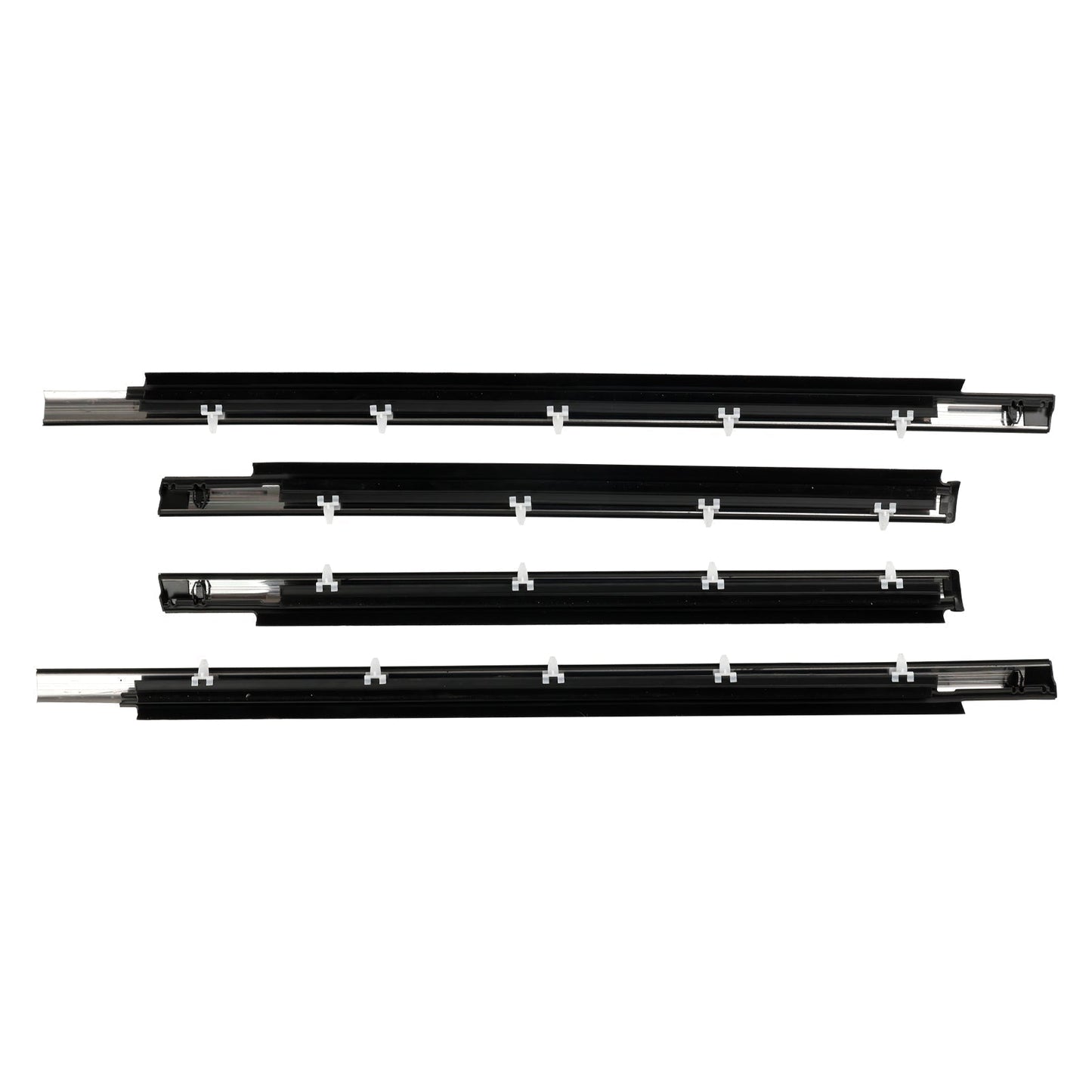 Joint d'étanchéité pour ceinture de porte Toyota SEQUOIA 2001-2007, 4 pièces, 75710-0C010 et 75720-0C010