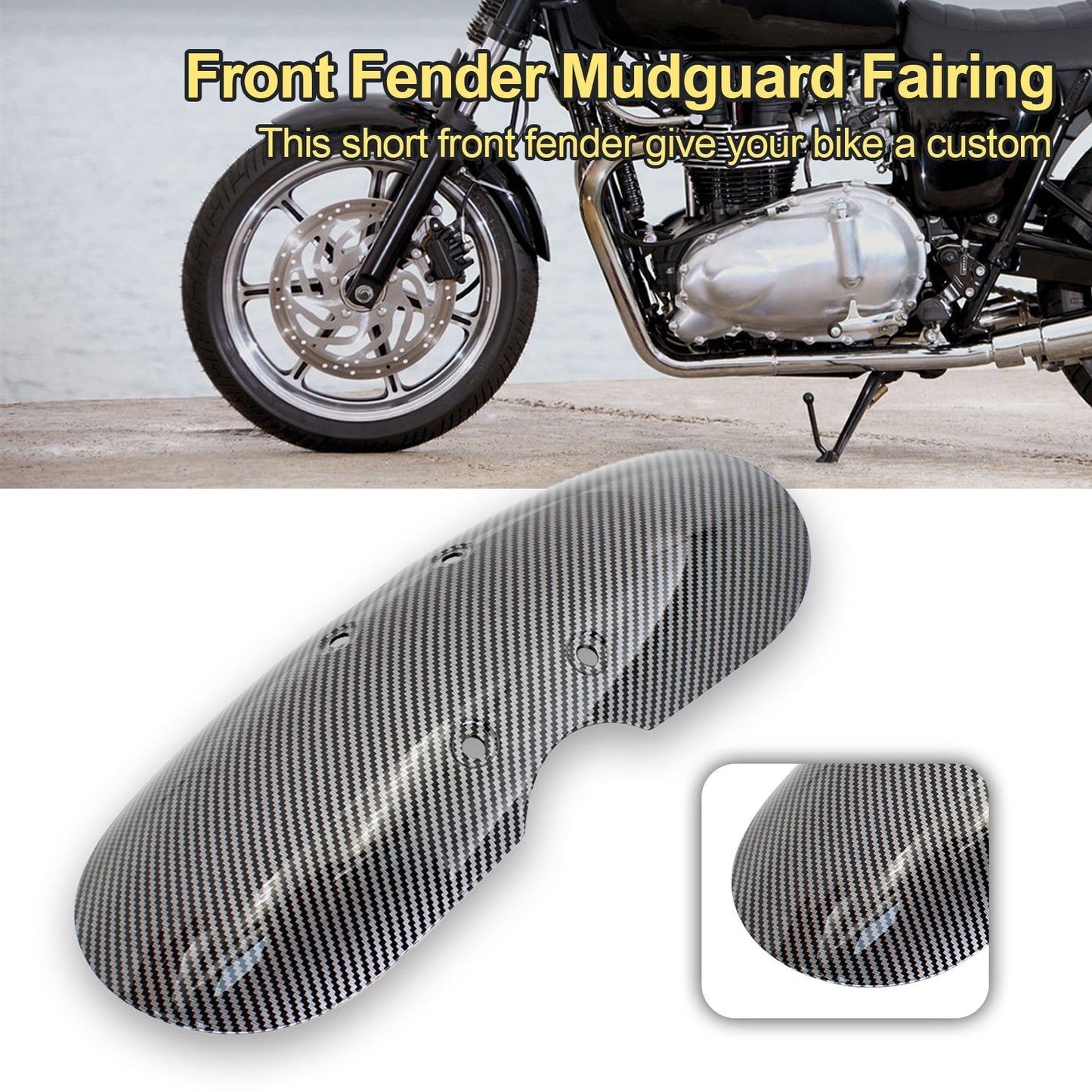 Guardabarros delantero para Bonneville T100 Scrambler Thruxton 2001-2016