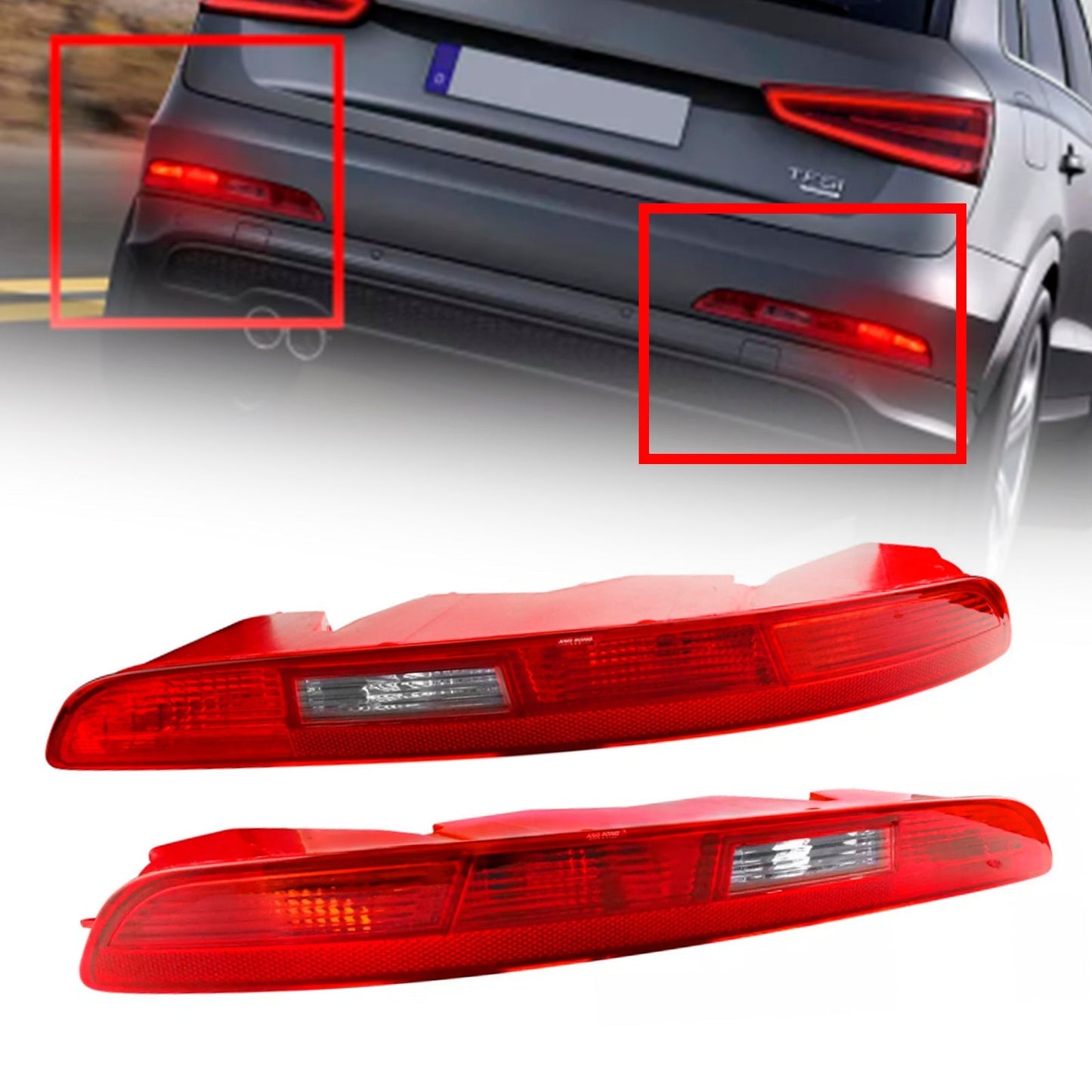 2012-2015 Audi Q3 8UD945095 8UD945096 Left Right Rear Bumper Light Tail Stop Brake Lamp