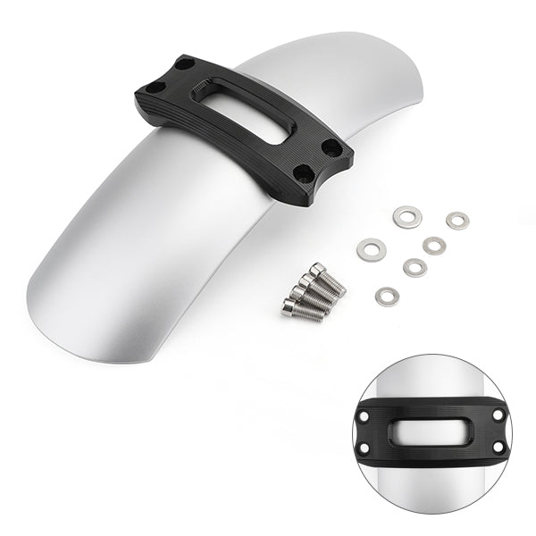 Front Fender Mudguard For For BMW R NINE T Scrambler 2016-2019 Silver
