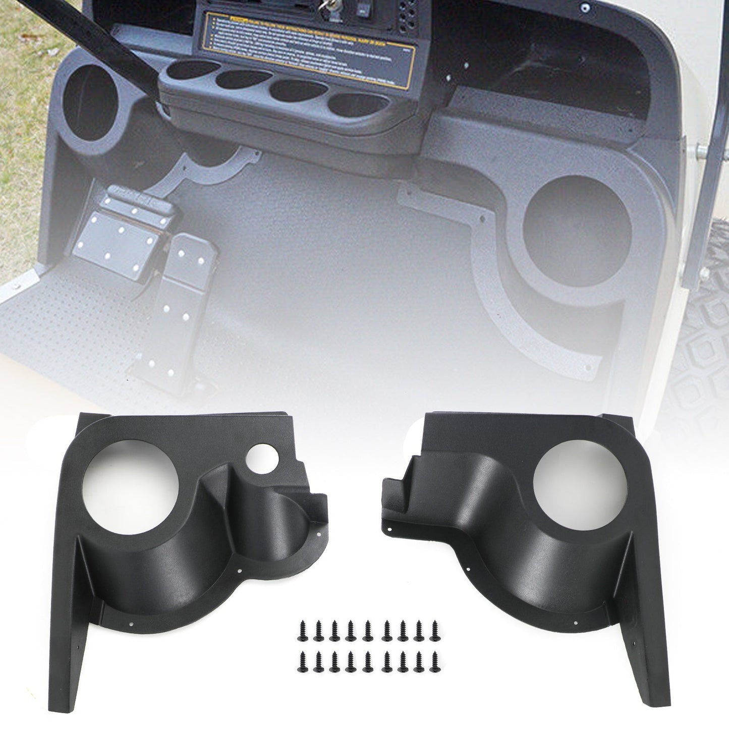 Golf Cart Speaker Pod Kit fit for EZGO TxT 1994 and Up E-z-go 627153